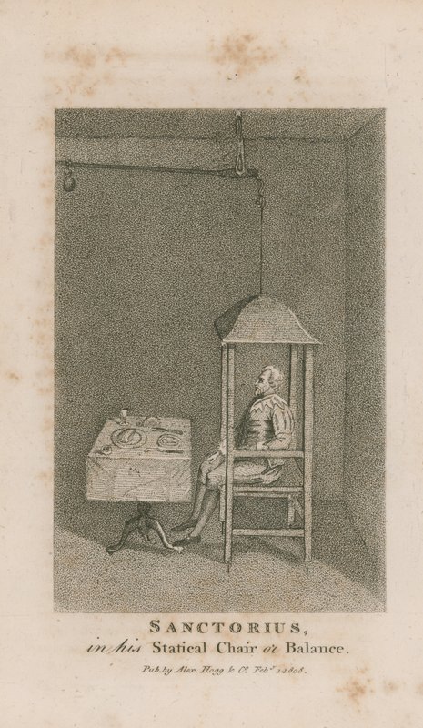 Portrait of Sanctorius by English School