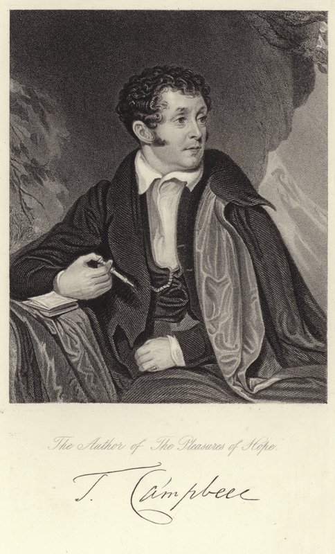 Portrait of Thomas Campbell by English School