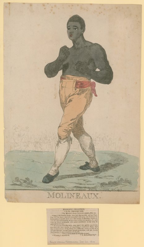 Portrait of Tom Molineaux by English School