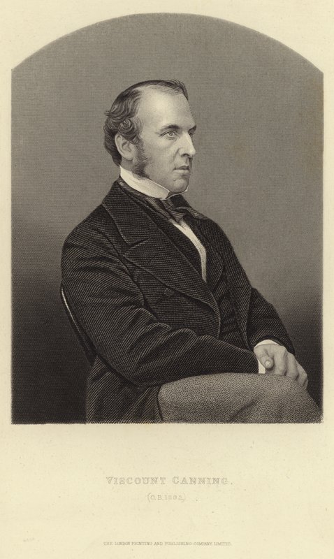 Portrait of Viscount Canning by English School