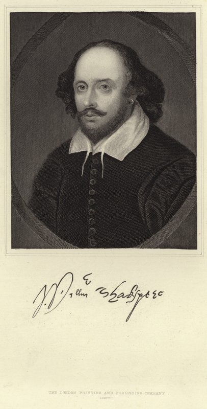 Portrait of William Shakespeare by English School