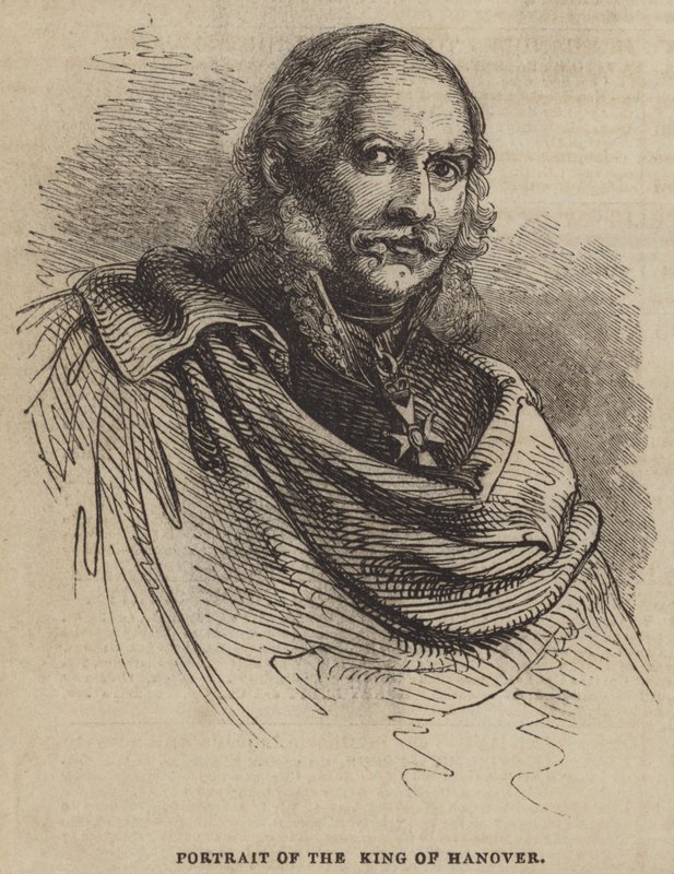 Portrait of the King of Hanover by English School
