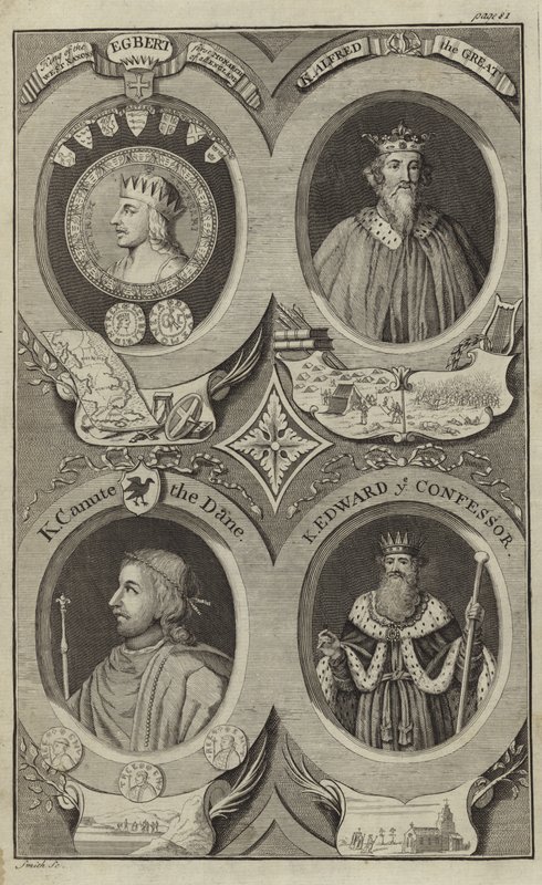 Portraits of Kings of England by English School