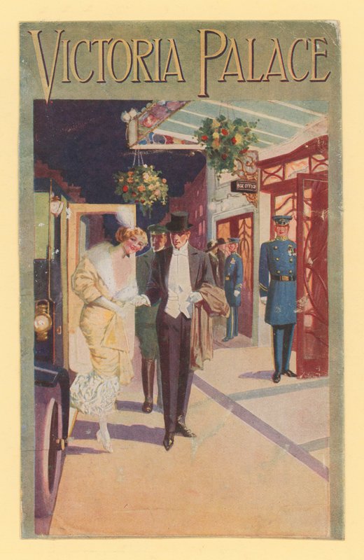 Postcard Promoting the Victoria Palace by English School