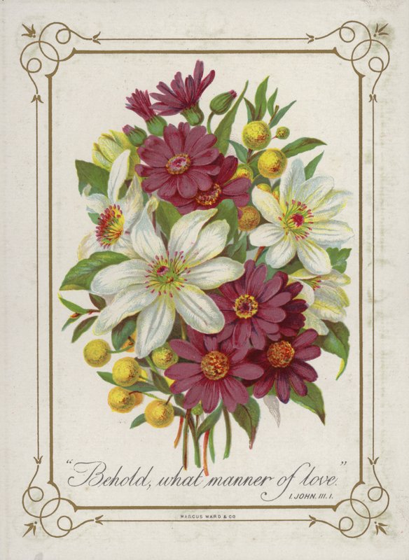 Posy of Flowers by English School