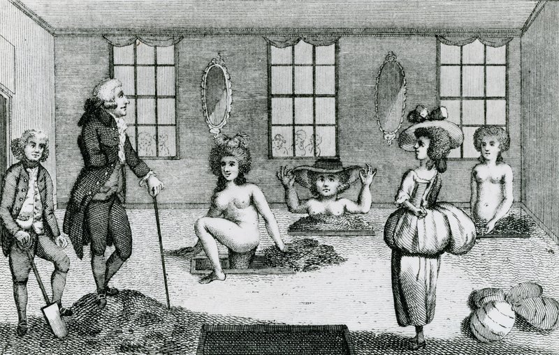 Preparation of a Mud Bath by English School