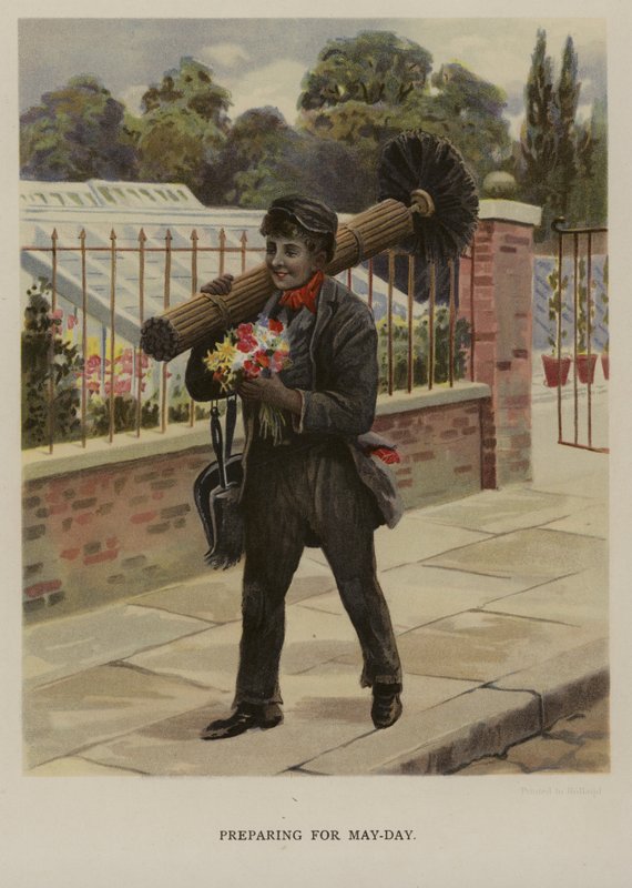 Preparing for May Day by English School
