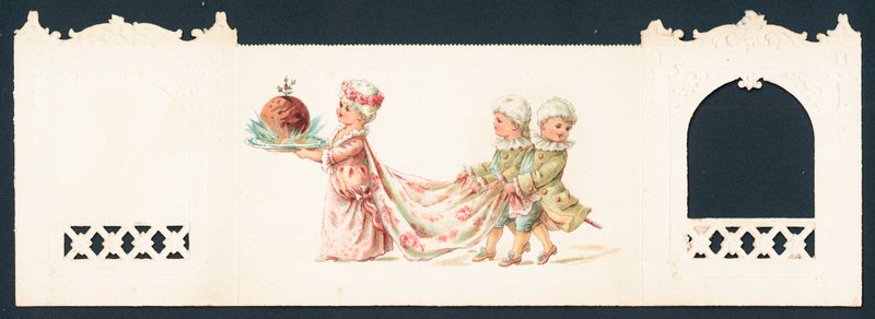 Presenting the Christmas Pudding by English School