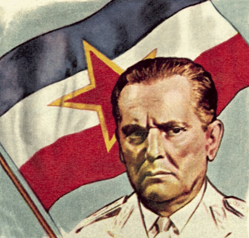 President Tito of Yugoslavia by English School