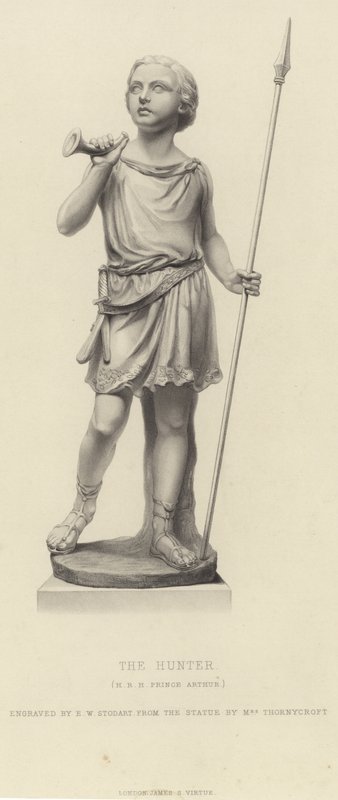 Prince Arthur as The Hunter by English School