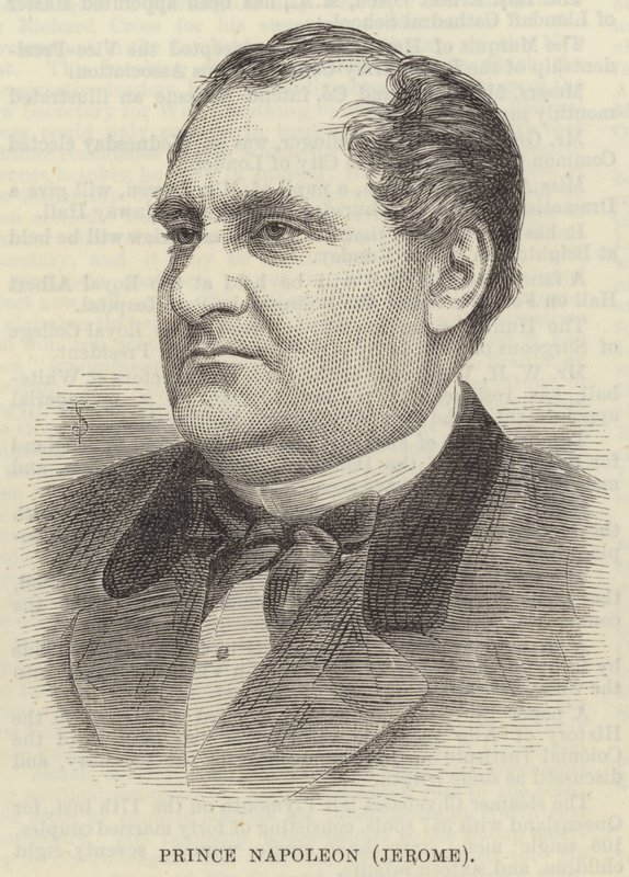 Prince Napoleon (Jerome) by English School