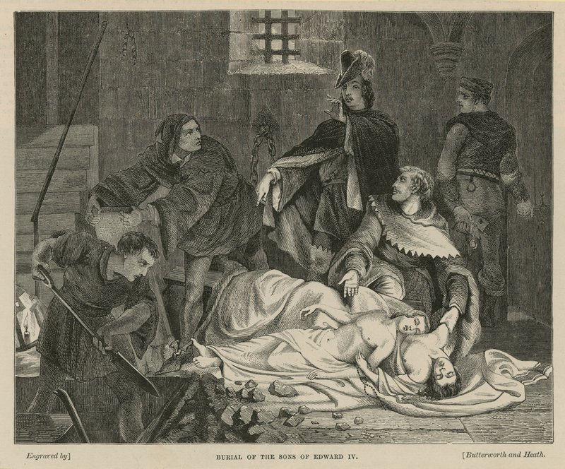 Princes in the Tower by English School