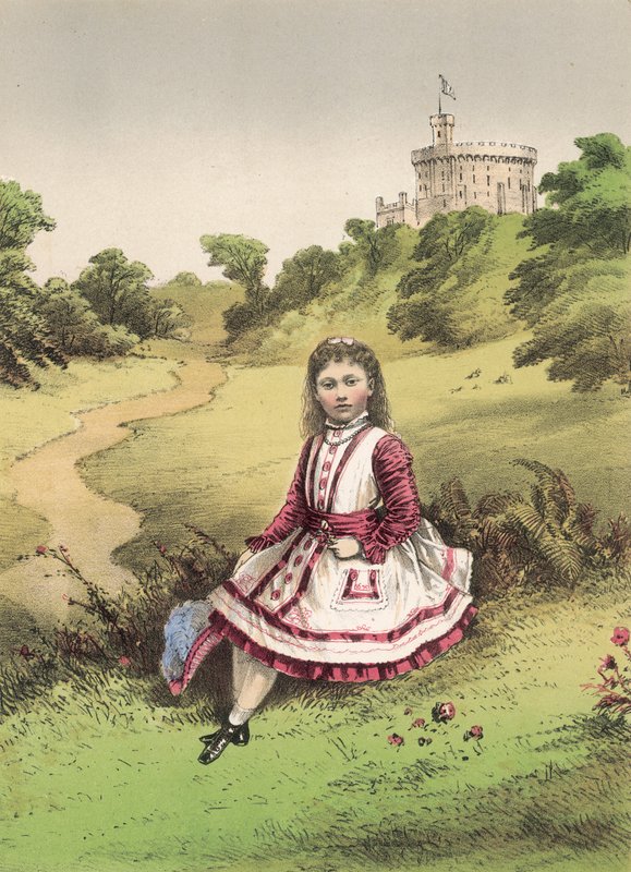 Princess Louisa Victoria of Wales by English School