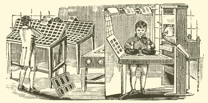 Printing office by English School