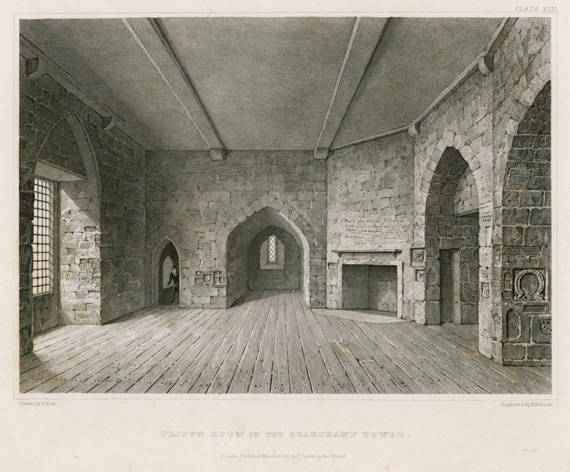 Prison Room in the Beauchamp Tower by English School
