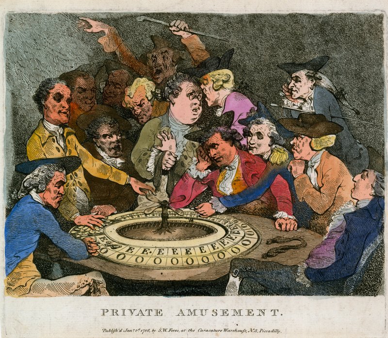 Private Amusement. Gambling by English School