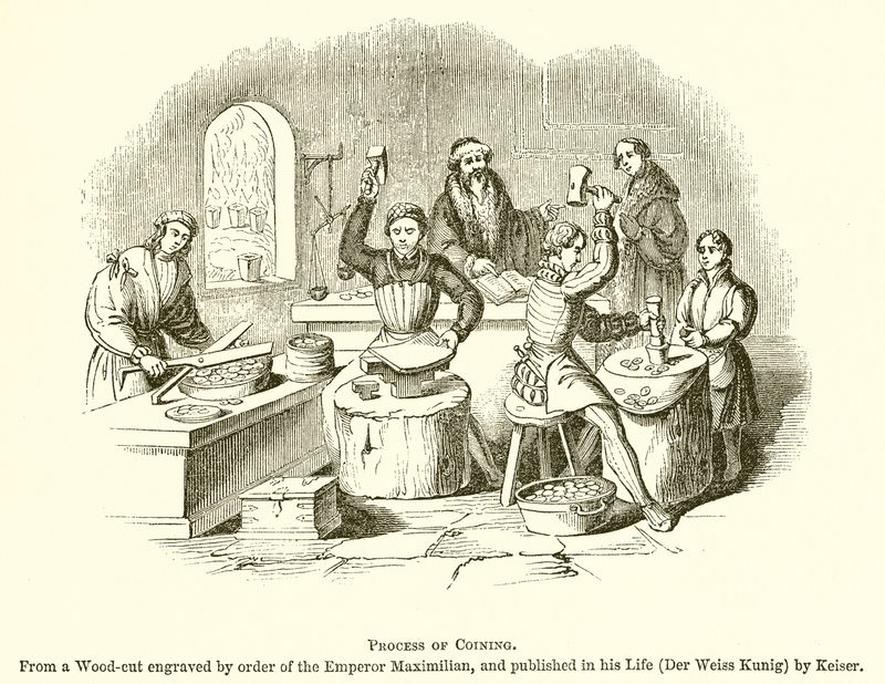 Process of Coining by English School