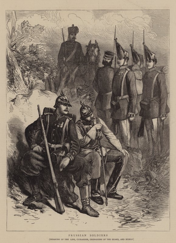 Prussian Soldiers by English School