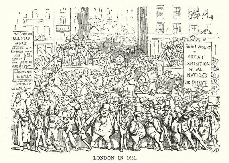 London in 1851 by English School