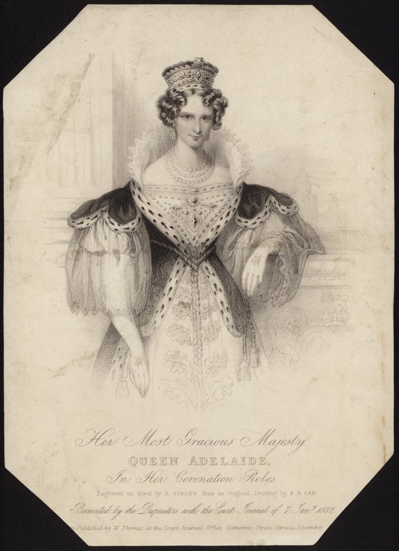 Queen Adelaide of the United Kingdom by English School