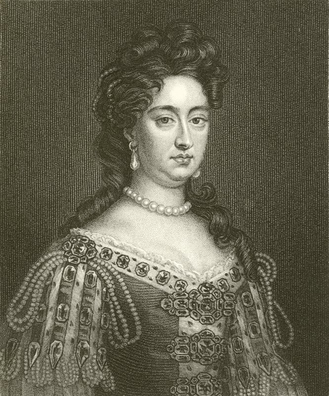 Queen Mary II by English School