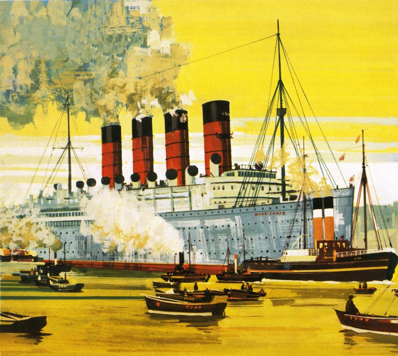 RMS Mauretania by English School