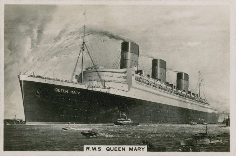 RMS Queen Mary by English School