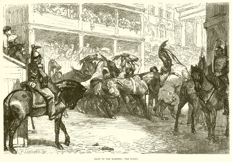 Race of the Barberi: The Start by English School