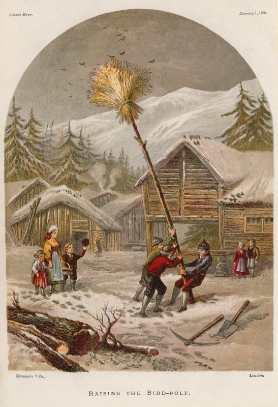 Raising the Bird Pole by English School