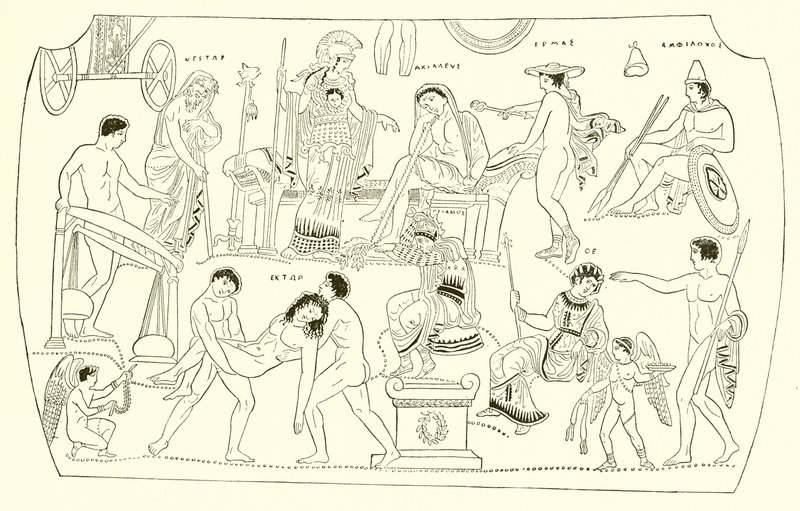 Ransom of Hektor by English School