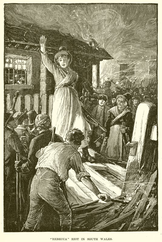 Rebecca Riot in South Wales by English School