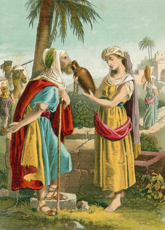 Rebecca at the Well by English School