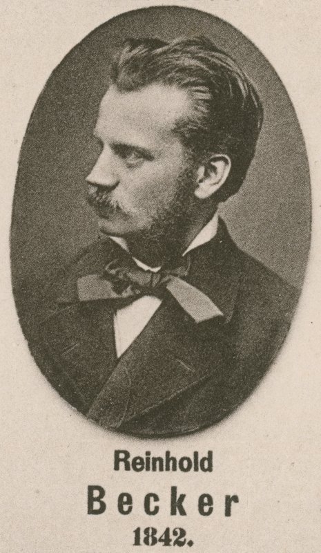 Reinhold Becker (engraving) by English School