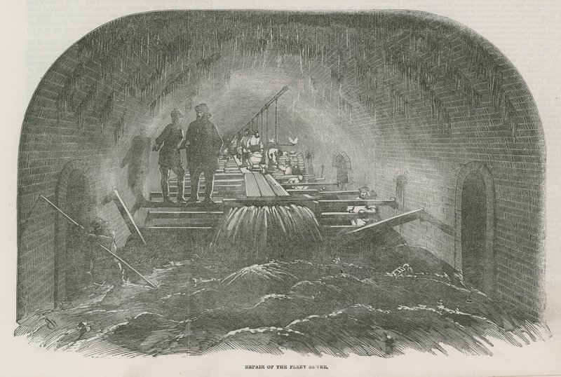 Repair of the Fleet Sewer by English School