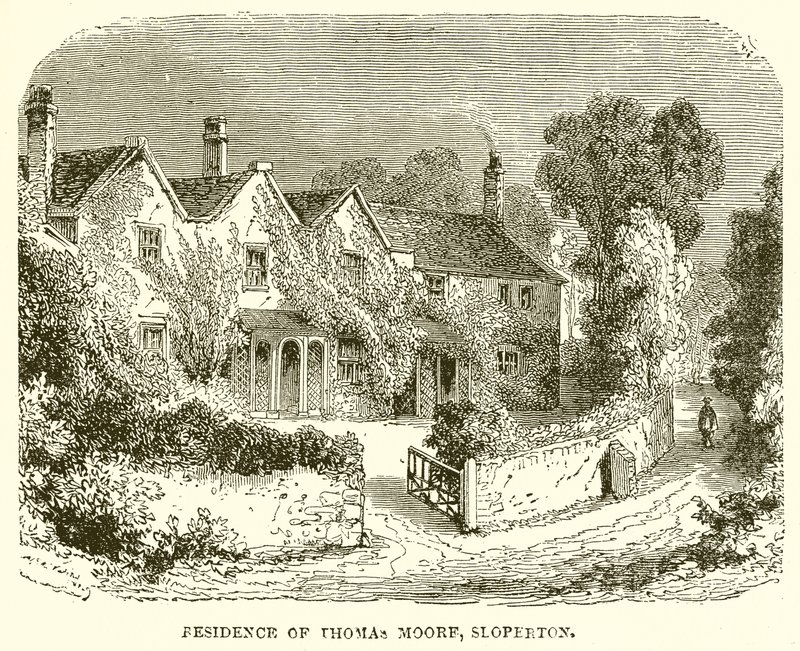 Residence of Thomas Moore, Sloperton by English School