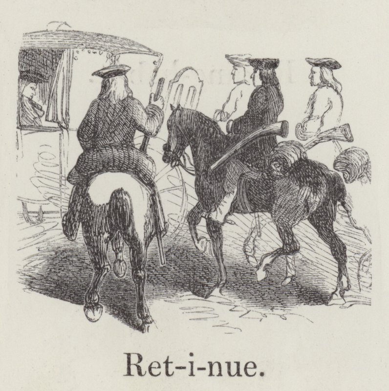 Retinue by English School