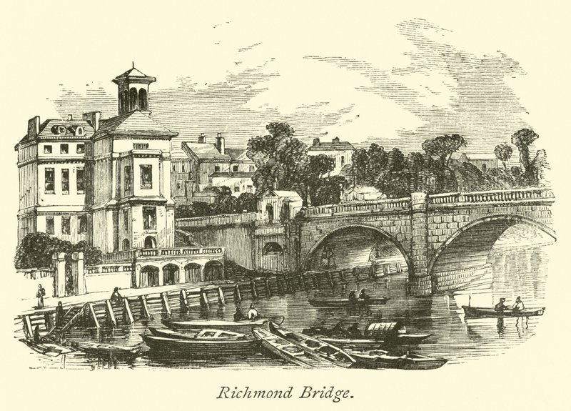Richmond Bridge by English School