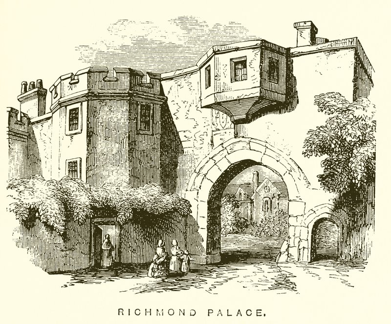 Richmond Palace by English School