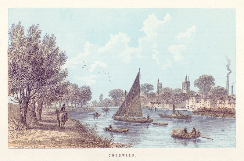 River Thames: Chiswick by English School