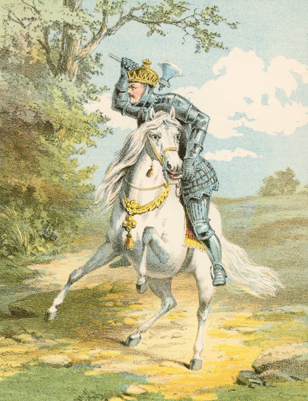 Robert Bruce at Bannockburn by English School