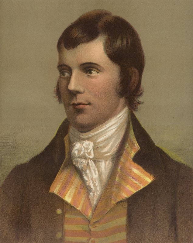 Robert Burns by English School