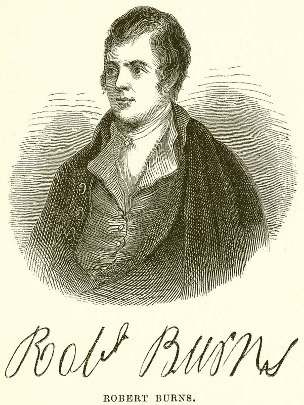 Robert Burns by English School