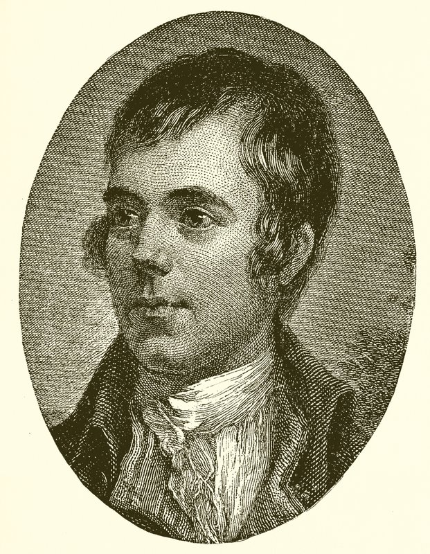 Robert Burns by English School