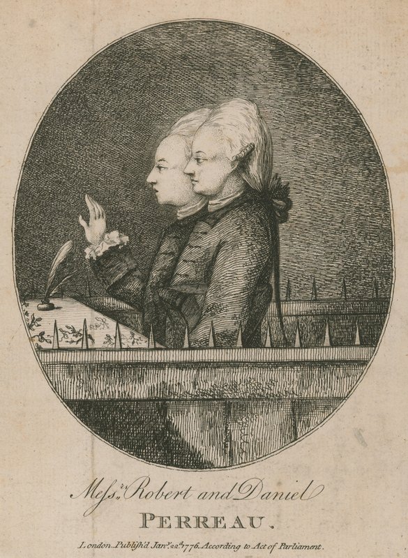 Robert and Daniel Perreau by English School