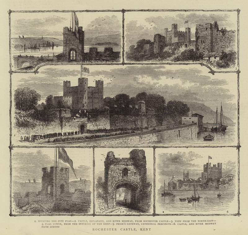 Rochester Castle, Kent by English School