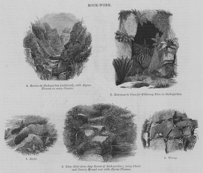 Rock Work by English School