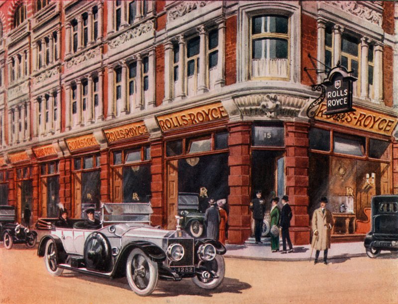 Rolls-Royce Showroom at 15 Conduit Street by English School