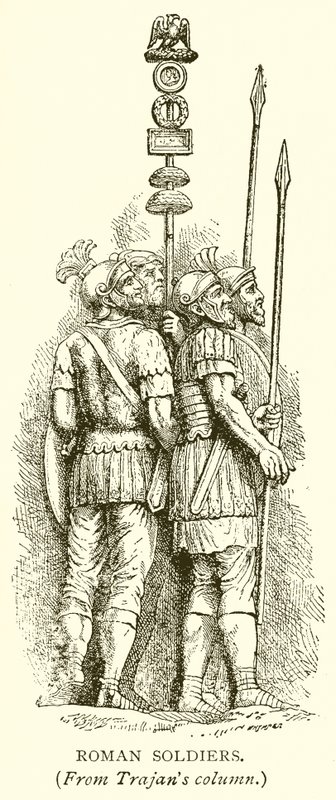 Roman Soldiers by English School