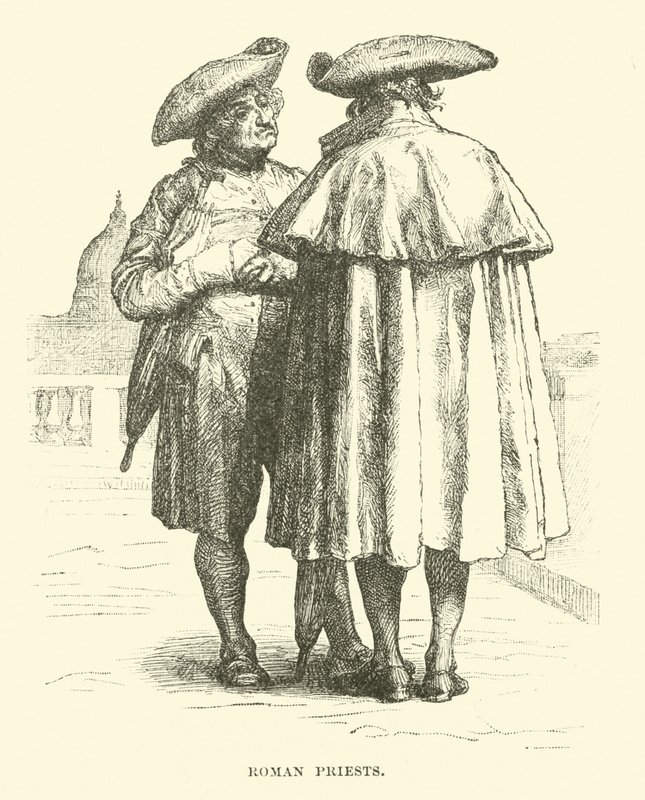 Roman priests by English School