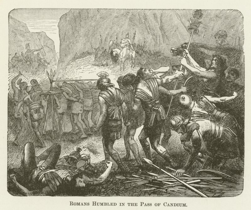 Romans Humbled in the Pass of Candium by English School
